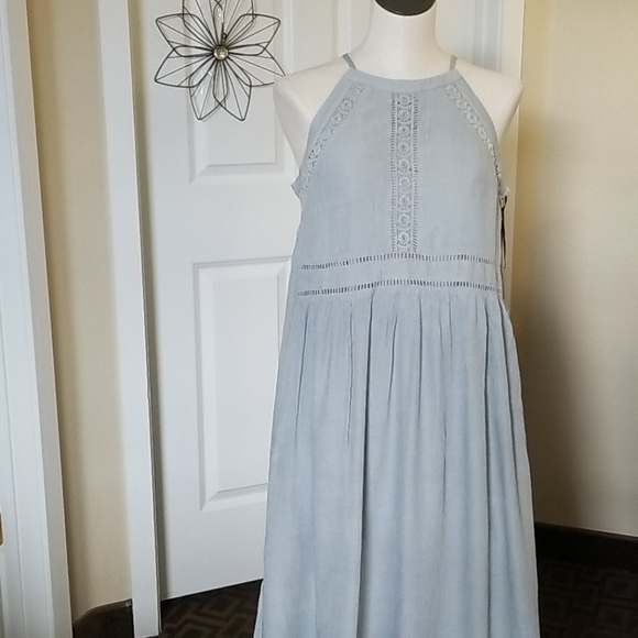 Doe & Rae Maxi Dress Sage Green NWT Sz S - Picture 1 of 16